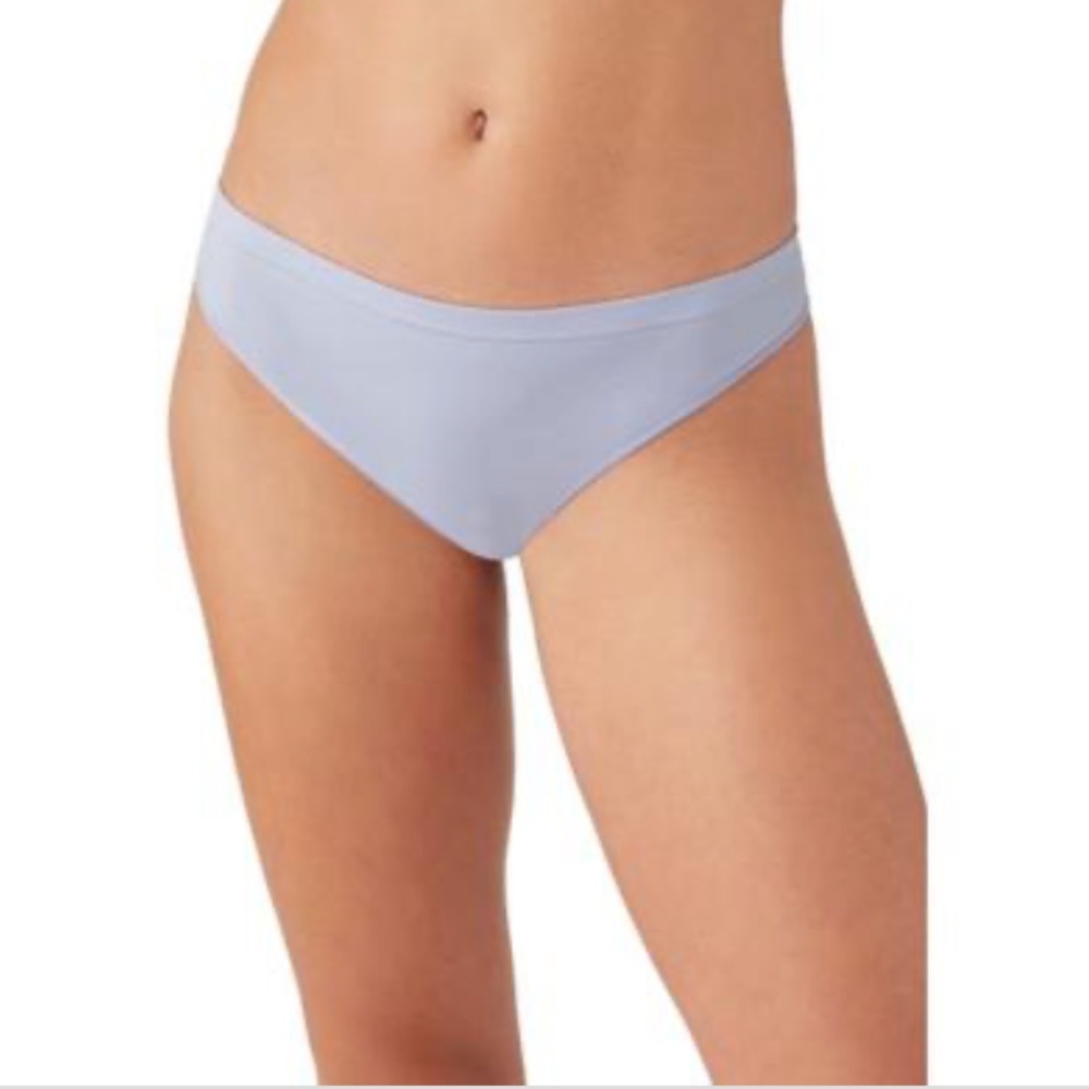 B.tempt'd by Wacoal Comfort Intended Thong Panty in Blue Cosmic Sky Size L NWT